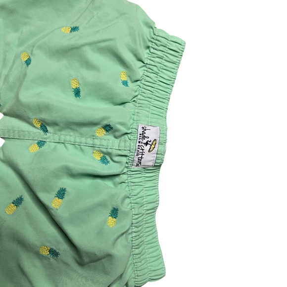 Shade Critters Palm Beach Green Pineapple Print Trunks Size: YM - Picture 4 of 6